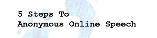 Anonymous Website guide