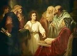 12-year-old Jesus illustration