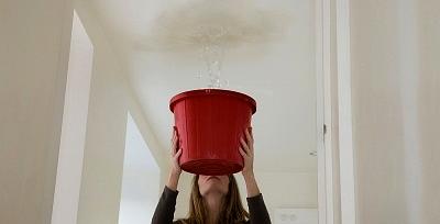 Leaking bucket illustration