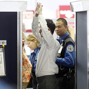 Airport security checkpoint