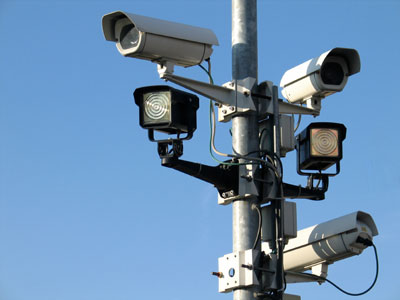 Avoid surveillance cameras