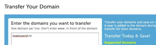 Namecheap transfer domain
