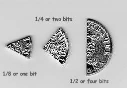 Pieces of eight coins