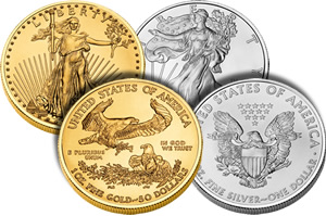 US Gold and Silver Eagle Bullion Coins